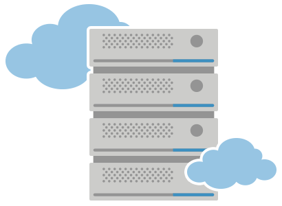 Serveurs virtuels VPS Cloud hosting hébergement de données sur virtual private server