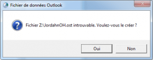 Validation paramétrage Exchange pour mode hors connexion et synchronisation mails