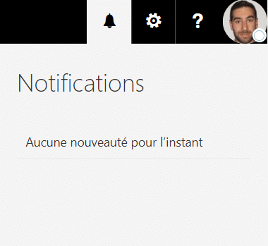 Configuration des notifications Outlook paramètres mails