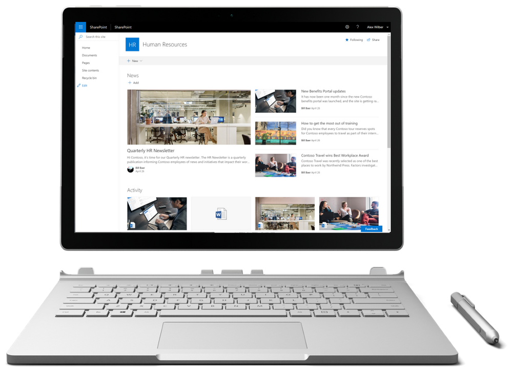 Interface moderne SharePoint Server 2019