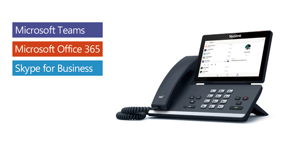 Téléphone IP Yealink Teams Office 365 avec Android app