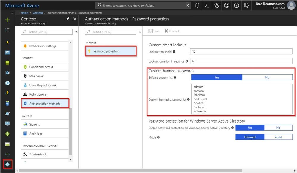 Azure AD Password Protection Office 365