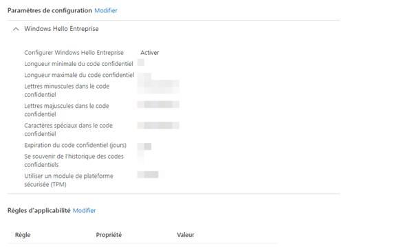 Déploiement d'une stratégie de groupe dans Intune