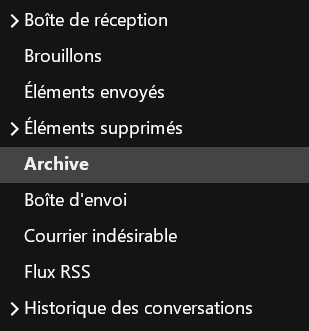 exchange online archivage en ligne