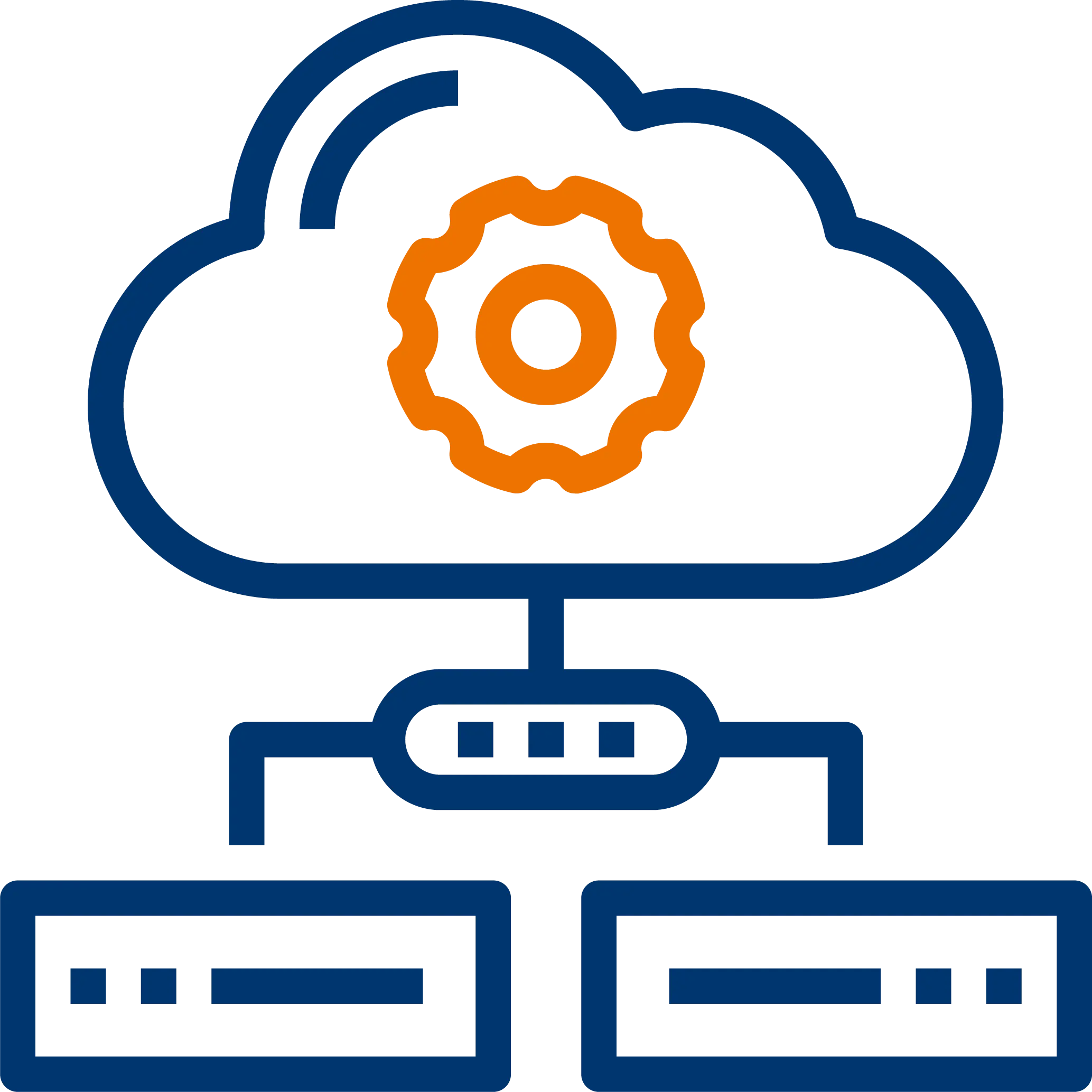 Stockage Cloud icone